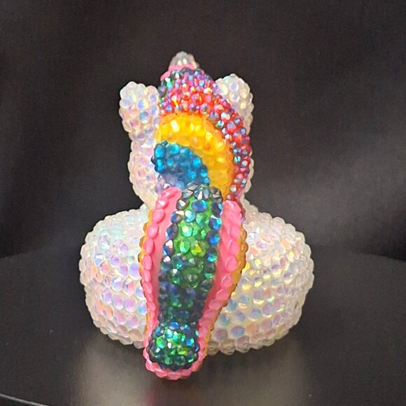 Unicorn Rubber Duck, Jeep Duck, Bedazzle, Gift, Fun, Cool, Unique, Girls Bling - Picture 6 of 7